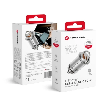 Autonabíjačka Forcell F-Energy Mini 30W USB-C USB-A