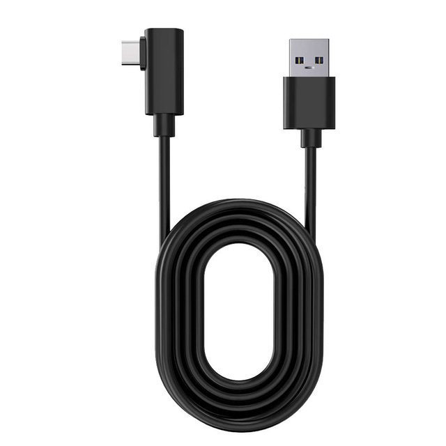 Kábel pre VR okuliare Alogy USB to USB Type-C 5m kábel pre Oculus Link Quest 1 2 Black
