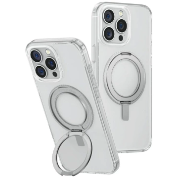 Priehľadný otočný stojan UNIQ Swivix o 360° pre iPhone 16 Pro Max