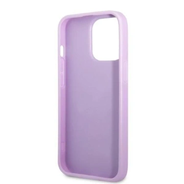 Etui Guess GUHCP13LPS4MU для Apple iPhone 13 Pro / 13 6,1" purpurowy/фіолетовий твердий корпус Saffiano 4G Small Metal Logo