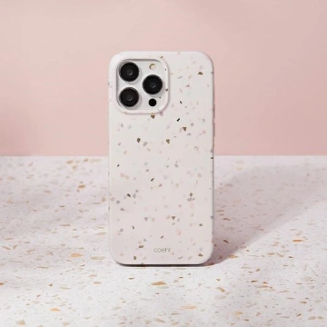 UNIQ Coehl Terrazzo case for iPhone 14 Pro 6.1" sand/sandstone