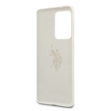 US Polo Silicone Collection Samsung Galaxy S20 Ultra phone case white/white