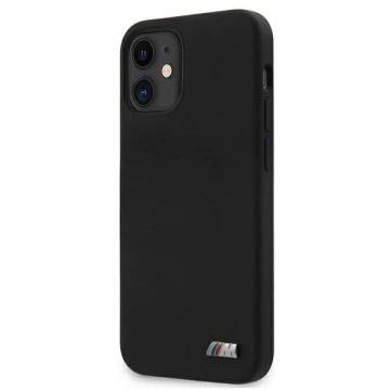 Etui BMW BMHCP12SMSILBK do iPhone 12 mini 5,4" pevné puzdro Silicone M Collection
