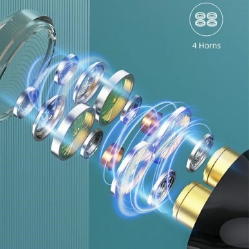 Dokovací stanice AWEI Bluetooth 5.3 T12P TWS Černá