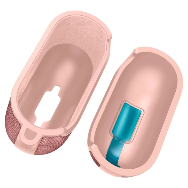 Apple AirPods 4 Hülle Spigen Urban Fit Roségold Karabiner