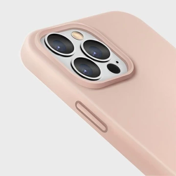UNIQ pouzdro Lino iPhone 13 Pro Max 6,7" růžová / tvářenka růžová