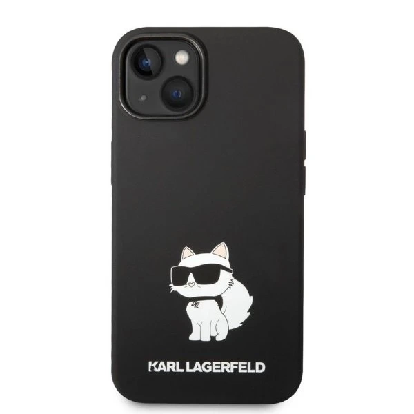 Etui Karl Lagerfeld KLHCP14MSNCHBCK pro iPhone 14 Plus 6,7" pevný obal silikonová chupette