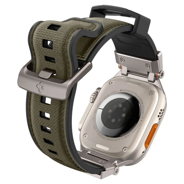 Ремінець Spigen DuraPro Armor Military зеленого кольору для Apple Watch (42/44/45/46/49 мм)
