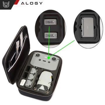 Чохол для дрона DJI Mavic Mini 2 Alogy cover hard case Black