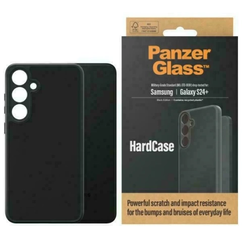 Puzdro PanzerGlass HardCase D3O pre Samsung Galaxy S24 Plus, čierne