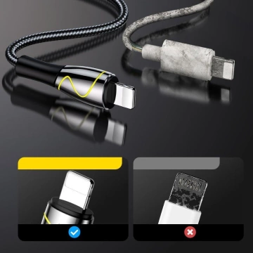 USB kabel řady Joyroom Mermaid - Lightning 2,4A 2m czarny (S-2030K6)