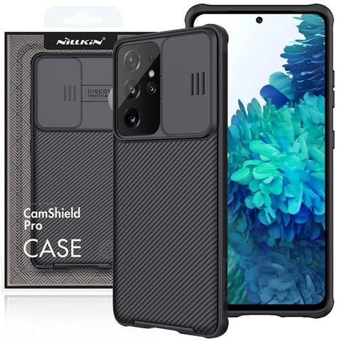 Nillkin CamShield Pro Schutzhülle für Samsung Galaxy S21 Ultra Schwarz