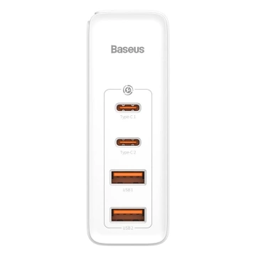 Rýchla nabíjačka Baseus GaN2 Pro 100 W USB / USB Type C Quick Charge 4 Power Delivery biela (CCGAN2P-L02)