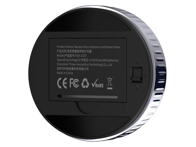 Baseus Heyo Rotation Magnetic Digital Timer Black