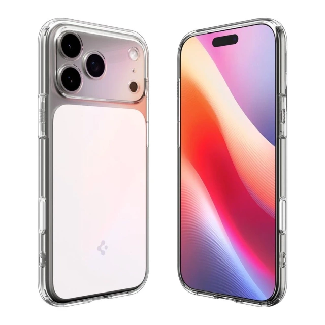 Etui Ochronne do iPhone 17 Pro Max Spigen Ultra Hybrid ”T” Mag MagSafe Glossy White