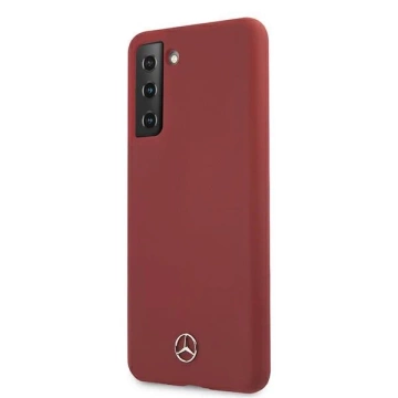 Pevné puzdro Etui Mercedes MEHCS21SSILRE do Samsung Galaxy S21 G991 Silicone Line