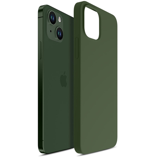 Etui für Telefon 3mk für Apple iPhone 13 Hardy Silicone MagCase Alphine Green