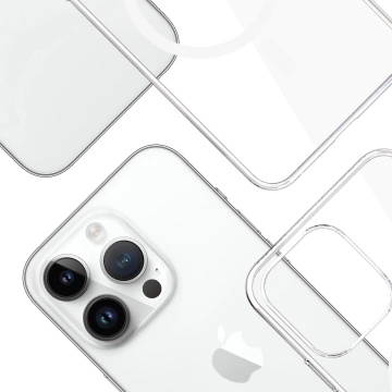 Ochranné puzdro pre Apple iPhone 14 Pro 3mk Clear MagCase