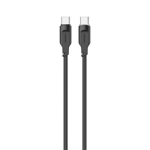 Кабель для швидкого заряджання USMAS USB-C – USB-C PD 1,2 м чорний