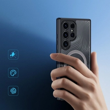 DUX DUCIS Aimo Mag case - armored case compatible with MagSafe for Samsung Galaxy S24 Ultra black