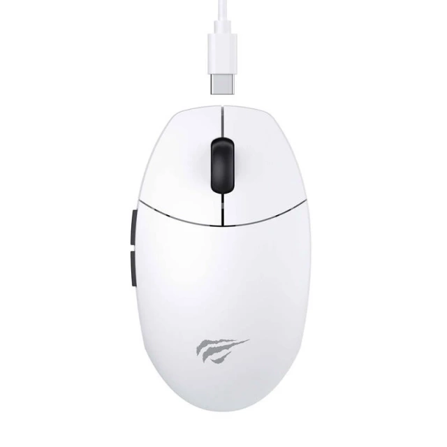 Havit MS1039W Kabellose Gaming-Maus, 7400 DPI, Weiß