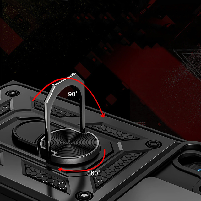 Alogy Camshield Stand Ring Camera Case for Samsung Galaxy S22 Ultra black