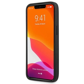 Etui BMW BMHCP13LRSPPR do Apple iPhone 13/ 13 Pro 6,1" hardcase Leather Curve Perforate