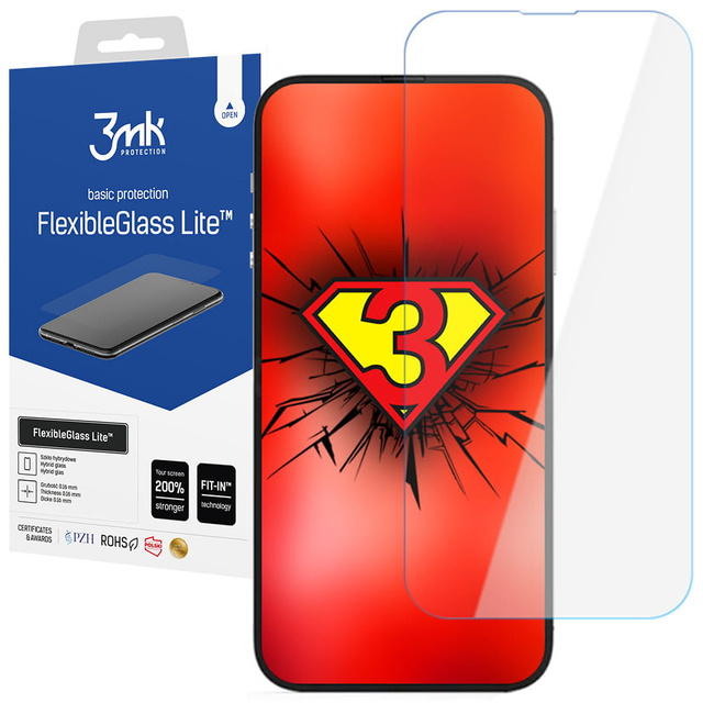 Гібридне скло 3mk Flexible Glass Lite для Apple iPhone 14/14 Pro