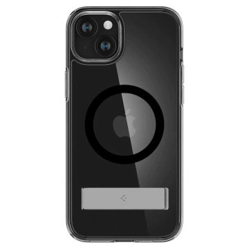 Чохол Spigen Ultra Hybrid S MagSafe з підставкою для iPhone 15 Plus - чорний