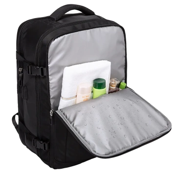 Bange Waterproof Backpack for Laptop 15.6" City Travel 45x30x16 cm for Work Airplane Men's Women's with USB Port Black