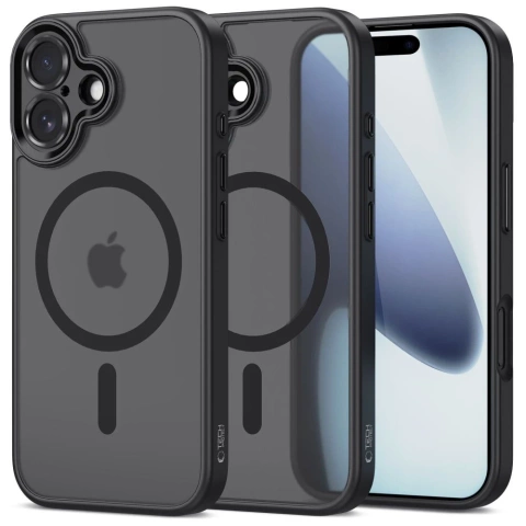 Etui Tech-Protect MagCam MagSafe do iPhone 17, czarny mat