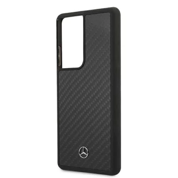 Etui Mercedes MEHCS21LRCABK do Samsung Galaxy S21 Ultra G998 carbon hardcase Dynamic Line