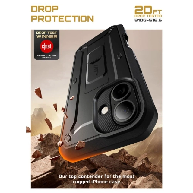 Etui Supcase Unicorn Beetle Pro do iPhone 17 Black Pancerne 3w1