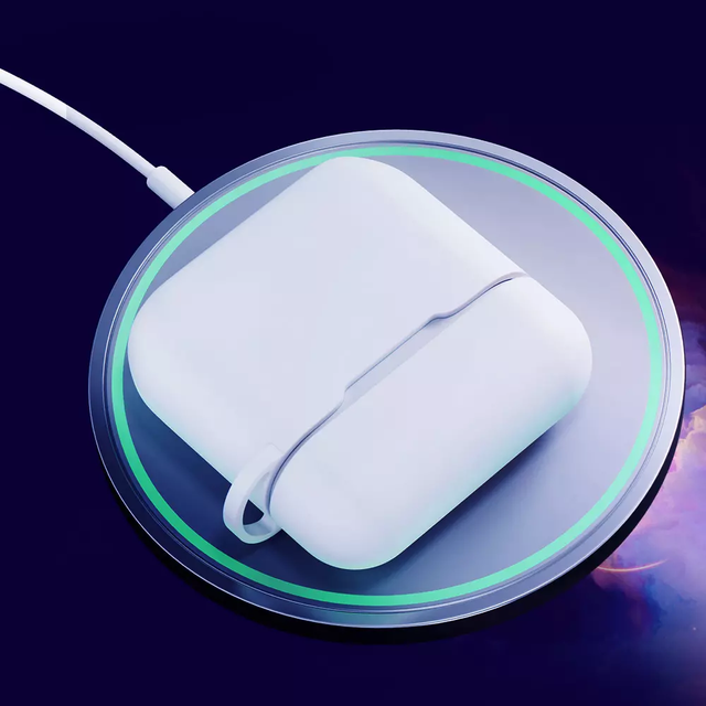 Etui 3mk silikónové puzdro na slúchadlá AirPods biele pre Apple AirPods 2. gen