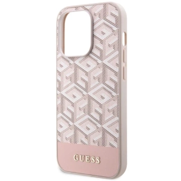 Etui Guess GUHMP14LHGCFSEP pro iPhone 14 Pro 6,1" pevný obal GCube Stripes MagSafe