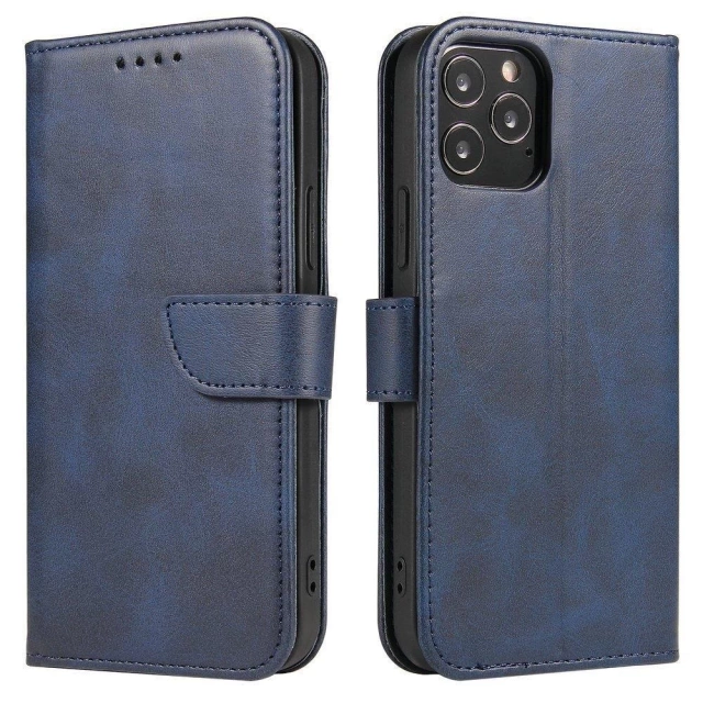 Чохол Magnet Case elegant case cover з клапаном і функцією підставки для Samsung Galaxy A03s (166.5) синій