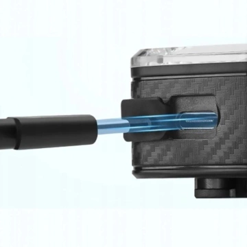 Rockbros Q2S LED zadné svetlo na bicykel s inteligentným dorazovým systémom USB-C - USB-A kábel - čierny