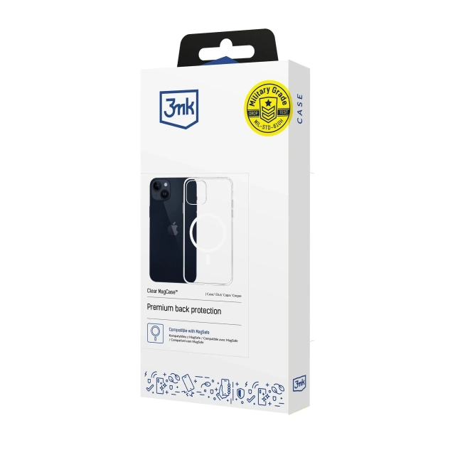 Захисний чохол для Apple iPhone 14 3mk Clear MagCase