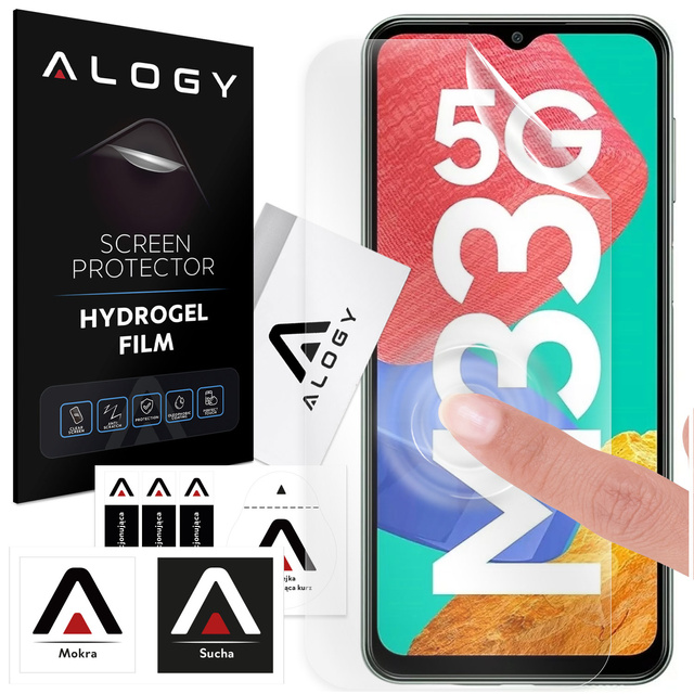 Hydrogel film for Samsung Galaxy M33 5G phone screen protector Alogy Hydrogel Film