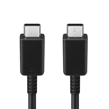 Čierno-čierny kábel na rýchle nabíjanie Samsung EP-DN975BB USB-C na USB-C