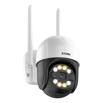 Outdoor-IP-Kamera ZOSI C289 WiFi 3MP Pan Tilt IP66 microSD-Karte 32 GB