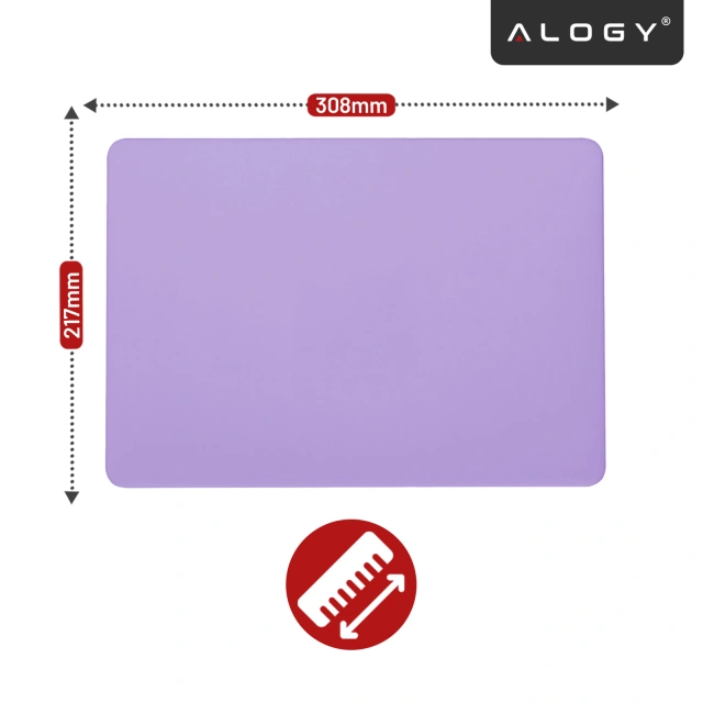 Pouzdro pro Apple Macbook Air 13.6 2022-2025 (M2/M3/M4) – Flexibilní, matné ochranné pouzdro, lehké a odolné – Alogy AirGuard™ Purple