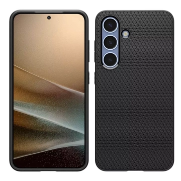 Ochranný kryt Spigen Liquid Air pre Samsung Galaxy S25, matný, čierny