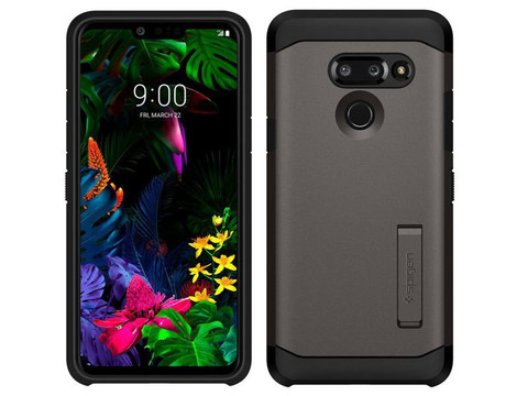 Etui Spigen Tough Armor LG G8 ThinQ Gunmetal