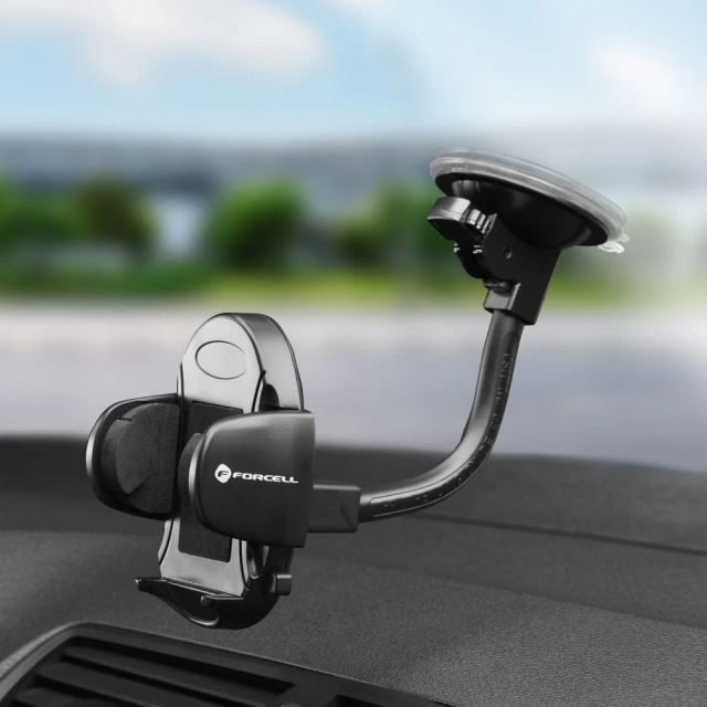 Forcell Oval 2in1 Autohalterung Arm 17 cm Glas-/Gitterklemmung