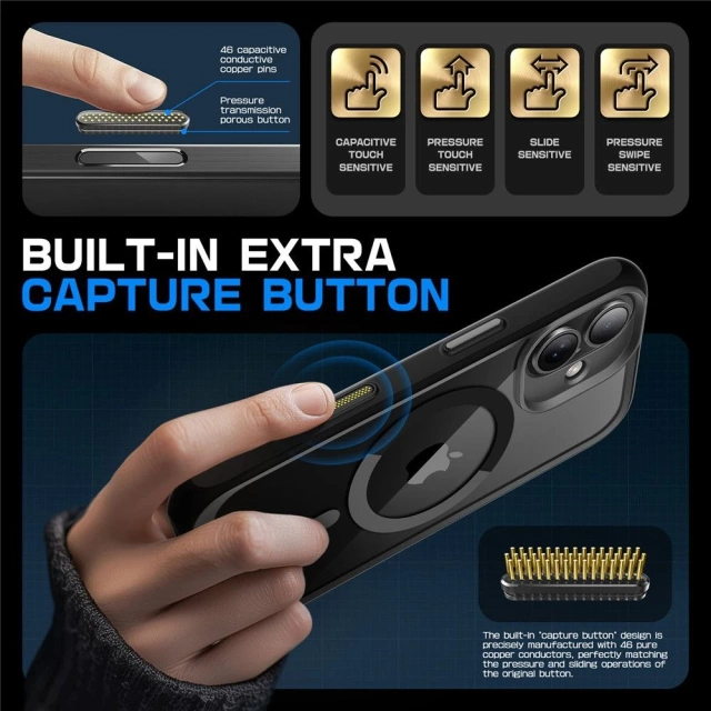 Etui Supcase UB Mag MagSafe pre iPhone 16 Black