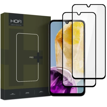 Hofi Glass Pro 2-balení tvrzeného skla pro Samsung Galaxy M15 5G Black