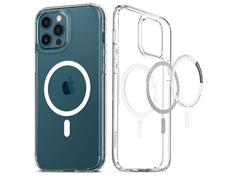 Etui Spigen Ultra Hybrid Mag do Apple iPhone 12 Pro Max White