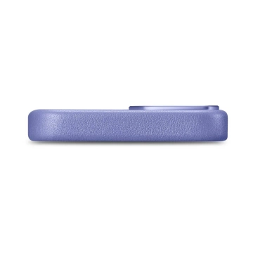 iCarer Case Leder Echtleder Handyhülle für iPhone 14 Plus Helllila (MagSafe-kompatibel)