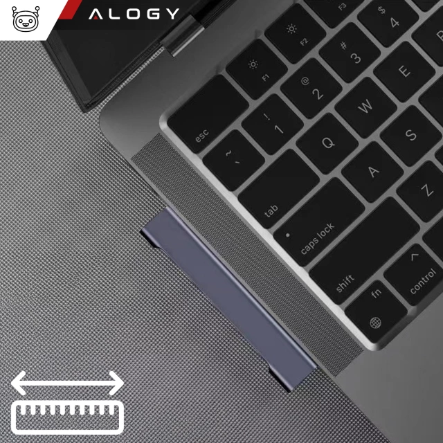Alogy HUB Splitter Adapter for Laptop Computer USB-A to 3x USB-A 2.0 1x USB-A 3.0 Gray